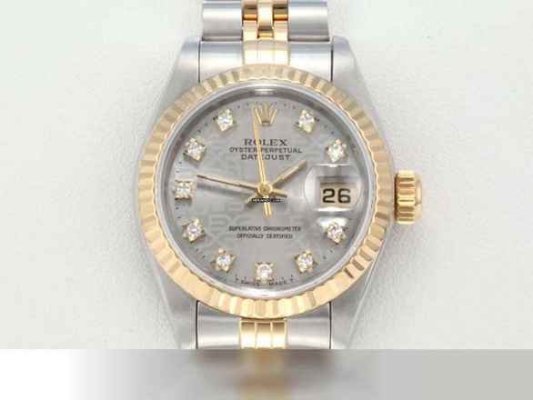  Rolex Lady-Datejust Edelstahl Gelbgold 750 Diamanten Automatik Gold Stahl Damen 
