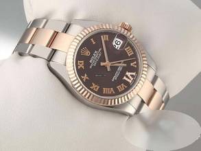 Thumbnail von Rolex Datejust 31 31mm 178271 2015 Stahl Rosegold 750 Diamanten Automatik Gold