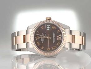 Thumbnail von Rolex Datejust 31 31mm 178271 2015 Stahl Rosegold 750 Diamanten Automatik Gold