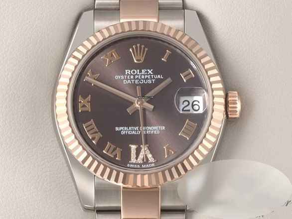  Rolex Datejust 31 31mm 178271 2015 Stahl Rosegold 750 Diamanten Automatik Gold 