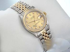 Thumbnail von Rolex Datejust 31 31mm 68273 Stahl Gelbgold 750 Diamanten Automatik Stainless Steel 18kt Yellow Gold Jubilé-band Chronometer Oyster