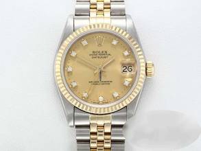 Thumbnail von Rolex Datejust 31 31mm 68273 Stahl Gelbgold 750 Diamanten Automatik Stainless Steel 18kt Yellow Gold Jubilé-band Chronometer Oyster