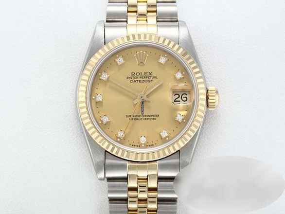  Rolex Datejust 31 31mm 68273 Stahl Gelbgold 750 Diamanten Automatik Stainless Steel 18kt Yellow Gold Jubilé-band Chronometer Oyster 
