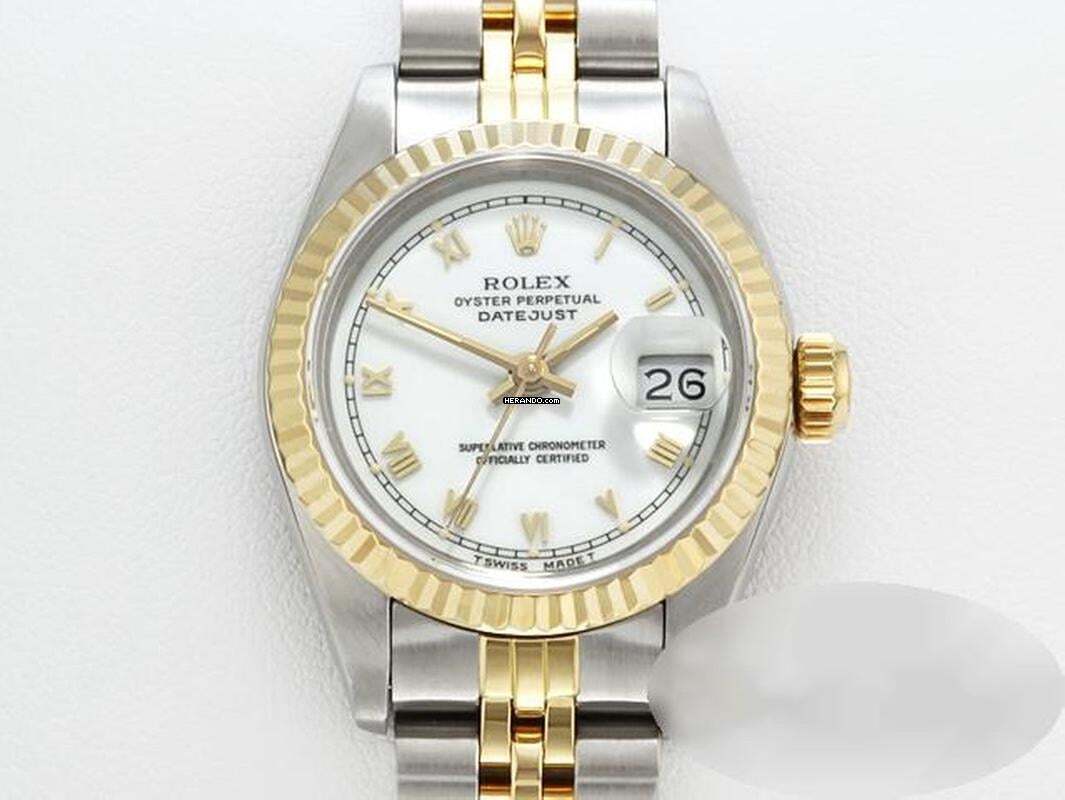 Rolex Lady-Datejust Edelstahl Gelbgold 750 Automatik Gold Stahl Damen