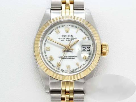  Rolex Lady-Datejust Edelstahl Gelbgold 750 Automatik Gold Stahl Damen 