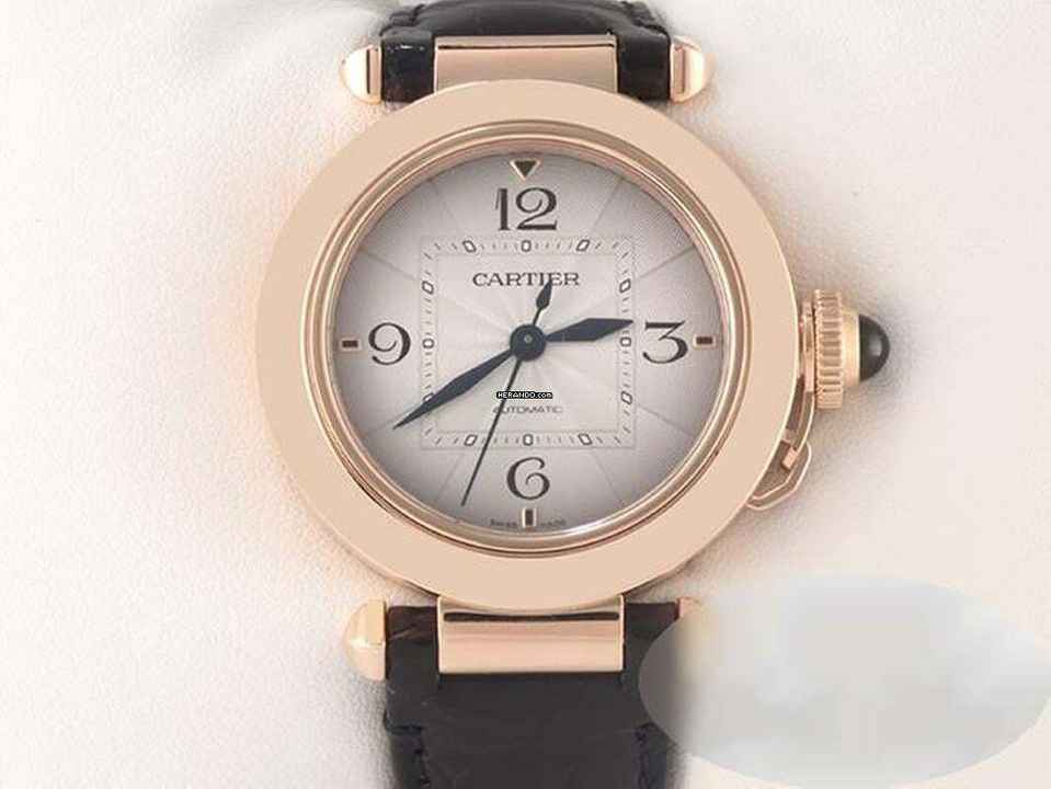  Cartier Pasha 35mm Wgpa0014 2021 Rosegold 750 Automatik Medium Damen 