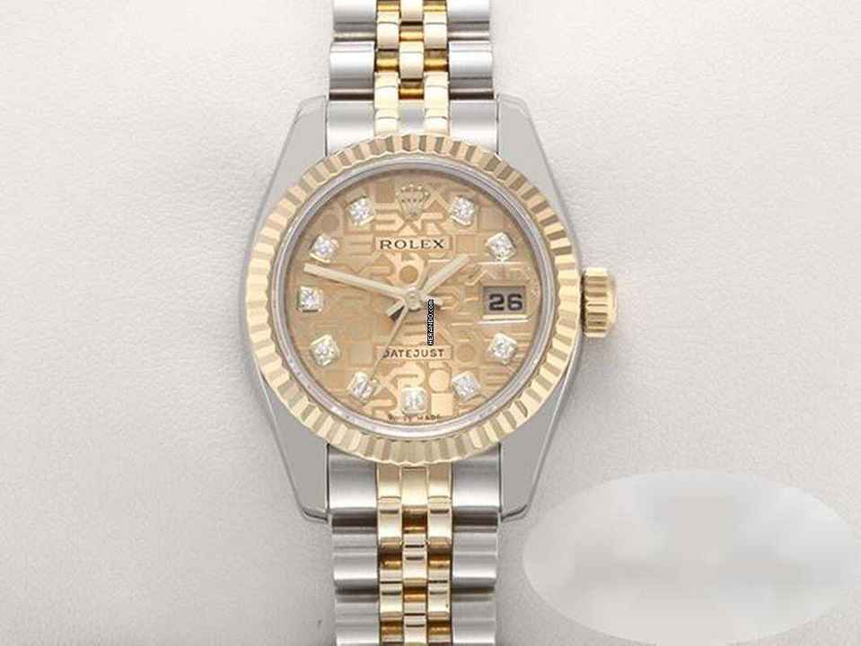  Rolex Lady-Datejust 179173 2011 Stahl Gelbgold 750 Diamanten Automatik Stainless Steel 18kt Yellow Gold Jubilé-band Chronometer Oyster 