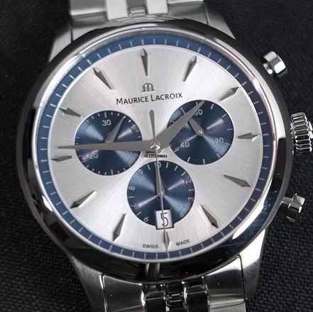 Maurice Lacroix 1975 QUARTZ CHRONOGRAPHE 40MM NEUF ENSEMBLE COMPLET