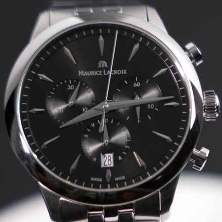Maurice Lacroix 1975 QUARTZ CHRONOGRAPHE 40MM NEUF EN COFFRET COMPLET