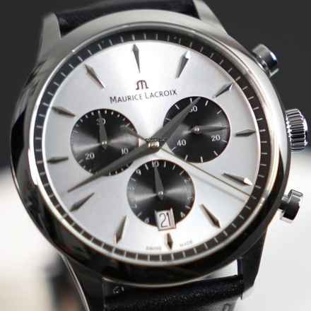 Maurice Lacroix 1975 QUARTZ CHRONOGRAPHE 40MM NEUF ENSEMBLE COMPLET