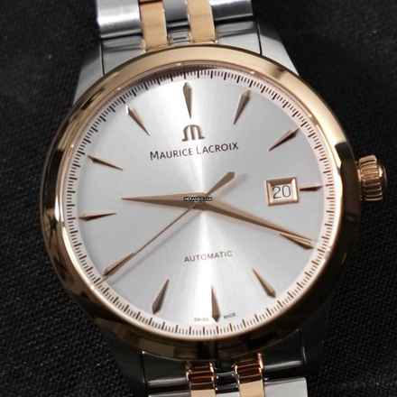 Maurice Lacroix 1975 AUTOMATIC DUOTONE 40MM NEUF EN ENSEMBLE COMPLET