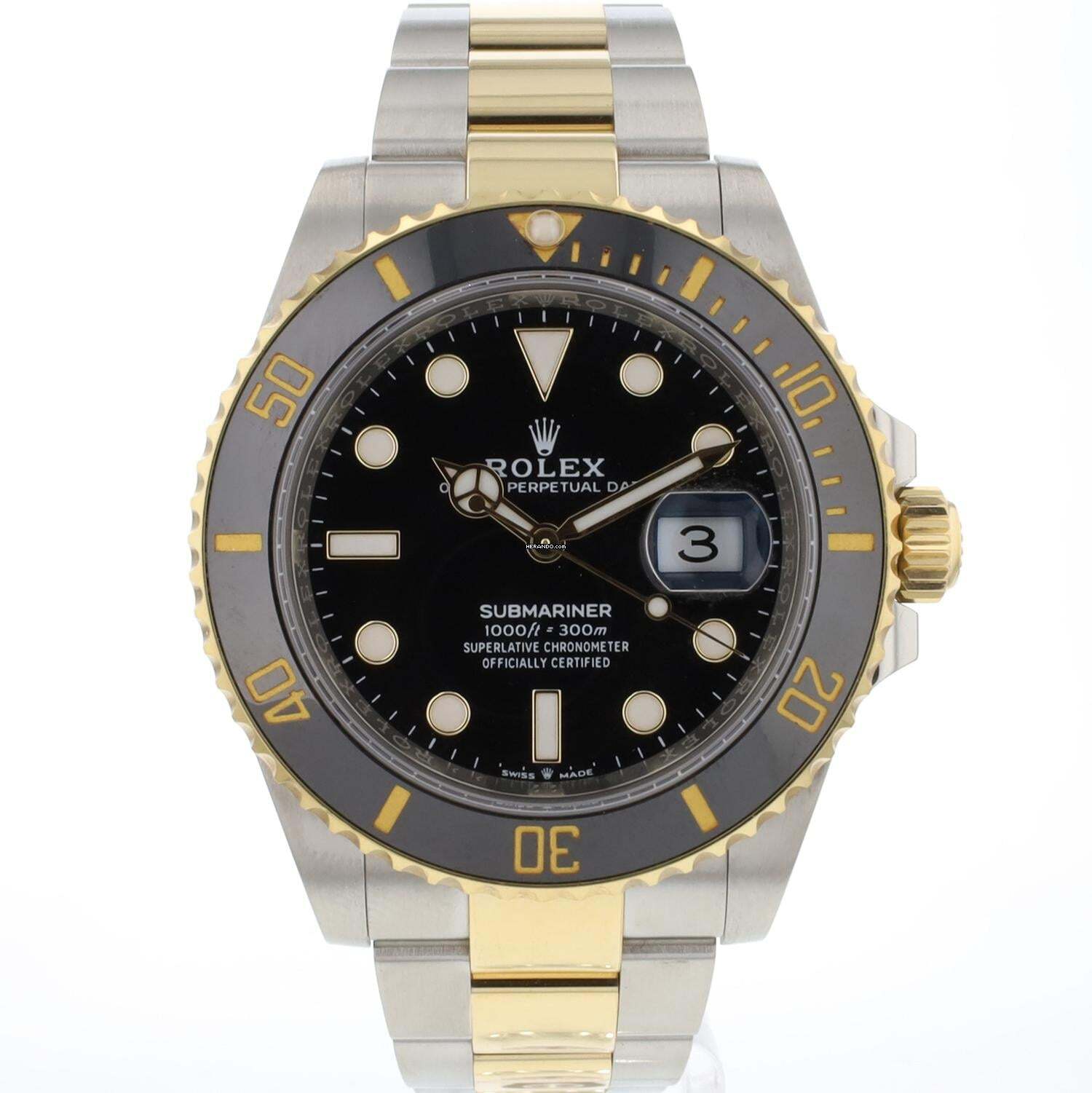Rolex Submariner Date Steel Gold 126613LN