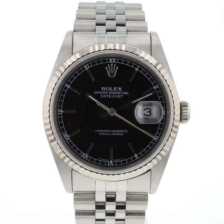  Rolex Datejust 36 Jubilee Black Dial 