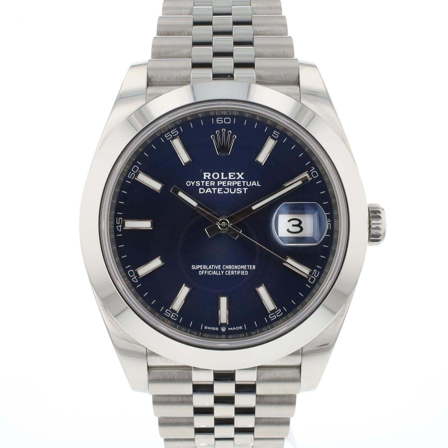 Rolex Datejust 41 Jubilee Blue Dial