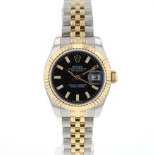 Thumbnail von Rolex Lady-Datejust 26 Jubilee Steel/Gold Black Dial