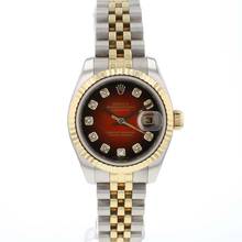 Thumbnail von Rolex Lady-Datejust 26 Jubilee Steel/Gold Red Vignette Dial