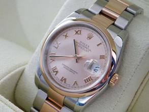 Thumbnail von Rolex Datejust 36 116201 Automatik 2008 Gold/Stahl Sehr gut