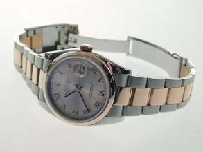 Thumbnail von Rolex Datejust 36 116201 Automatik 2008 Gold/Stahl Sehr gut