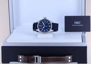 Thumbnail von IWC Große Fliegeruhr Big Pilot's Petit Prince Stahl Blue Dial 46mm 8-Tage Werk B+P