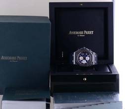 Thumbnail von Audemars Piguet Royal Oak Offshore Chronograph Blue Orange Automatic Glasboden B+P