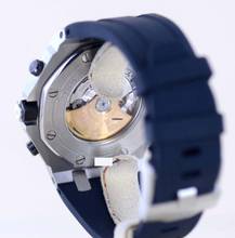 Thumbnail von Audemars Piguet Royal Oak Offshore Chronograph Blue Orange Automatic Glasboden B+P