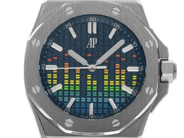  Audemars Piguet Royal Oak Offshore Ref.15710ST.OO.A027CA.01 2022 Full Set original unpoliert Royal Oak Offshore Titan Music Edition 