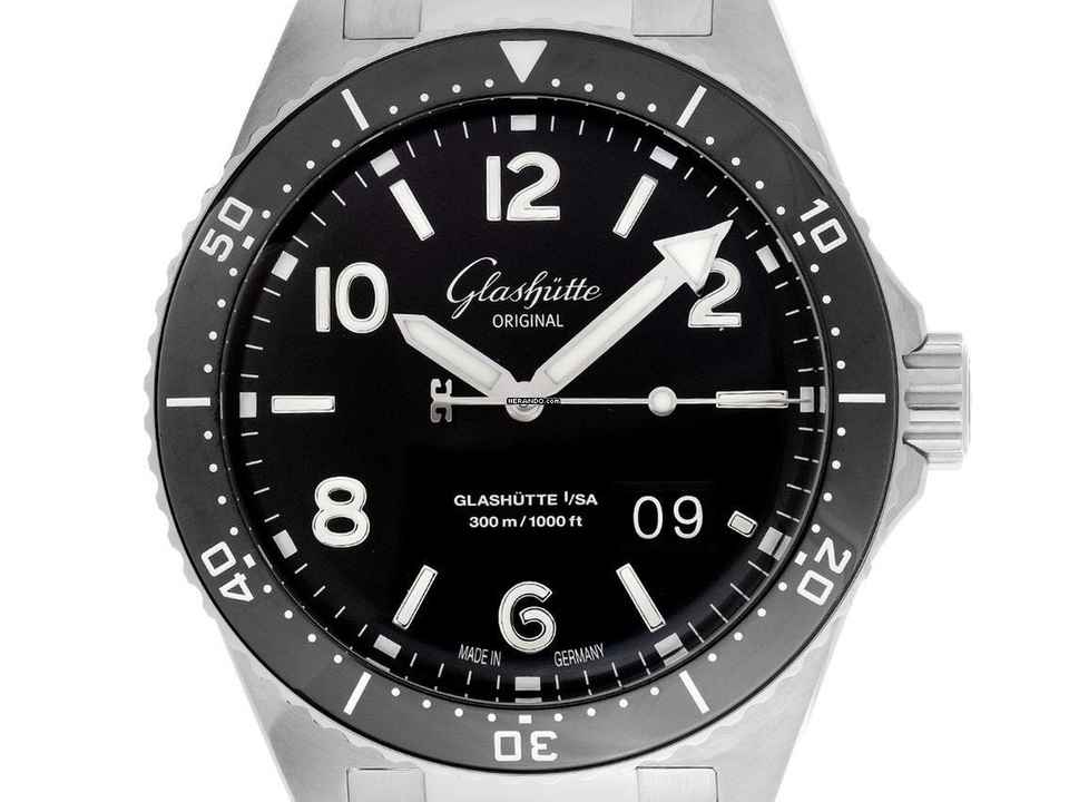  Glashütte Original SeaQ Panoramadatum Panorama Date Ref.1-36-13-01-80-70 2026 Full Set Ungetragen SeaQ Panorama Date 