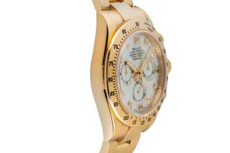 Thumbnail von Rolex Daytona Chronograph 18k Gold MOP Diamond Dial Ref. 116528 B&P 2014 LC100