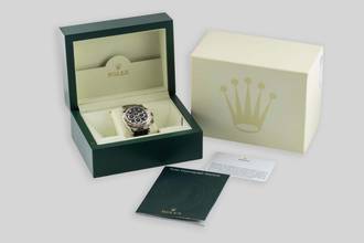 Thumbnail von Rolex Daytona Chronograph 18k Weissgold Black Diamond Dial Ref. 116519 B&P 2004