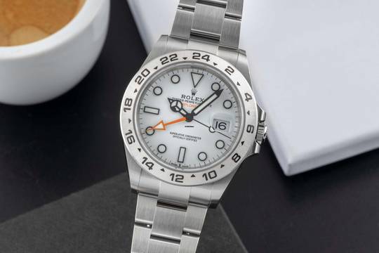 Rolex Explorer II Automatik Edelstahl Herrenuhr Ref. 226570 Box & Papiere 2024