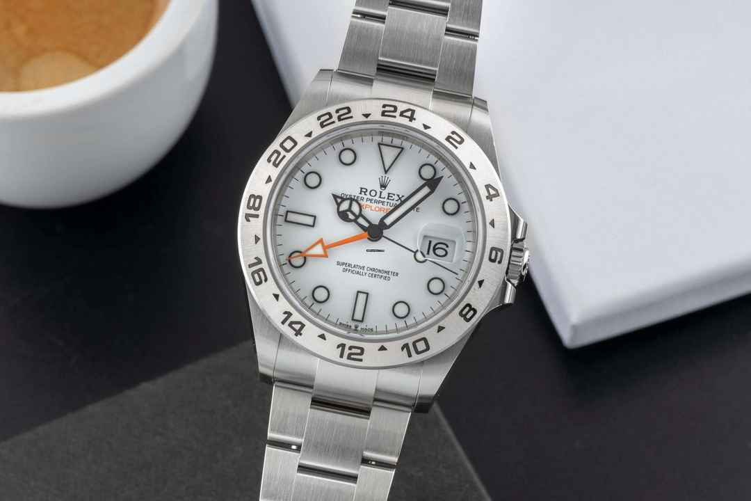  Rolex Explorer II Automatik Edelstahl Herrenuhr Ref. 226570 Box & Papiere 2024 