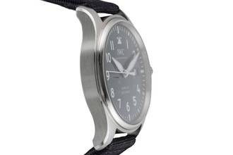 Thumbnail von IWC Fliegeruhr Mark Pilot Mark XX Blue Dial Stahl Automatik Herrenuhr Ref. IW328203 B&P 2023