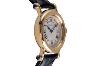 Thumbnail von Cartier Diabolo 18k (0,750) Gold Quarz Damenuhr Ref. W1515856