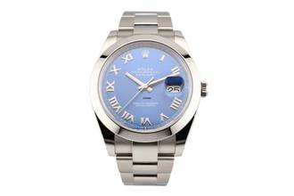 Thumbnail von Rolex Datejust 41 Azzurro Dial - Roman Numerals - 126300 2021