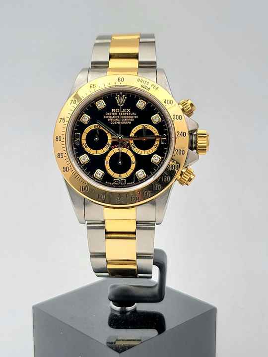  Rolex Daytona Zenith diamond dial steel gold 