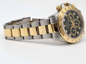 Thumbnail von Rolex Daytona Zenith diamond dial steel gold