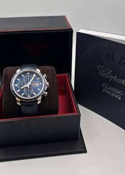  Chopard Mille Miglia Gts Azzurro Chrono 44 Mm Full Set Neu 