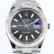 Thumbnail von Rolex Datejust II Ref.116334//Black Dial/Stahl/Weissgold//#KS