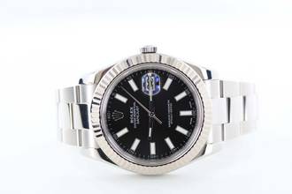 Thumbnail von Rolex Datejust II Ref.116334//Black Dial/Stahl/Weissgold//#KS