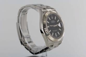 Thumbnail von Rolex Datejust II Ref.116334//Black Dial/Stahl/Weissgold//#KS