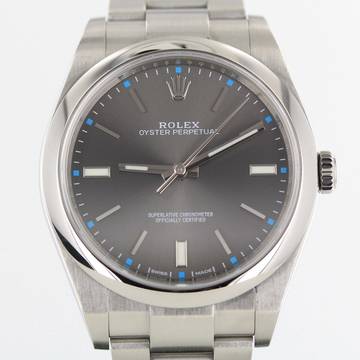 Rolex Oyster Perpetual 39 Full Set//Ref.114300//Rhodium Dial//2017//#776