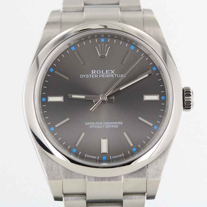  Rolex Oyster Perpetual 39 Full Set//Ref.114300//Rhodium Dial//2017//#776 