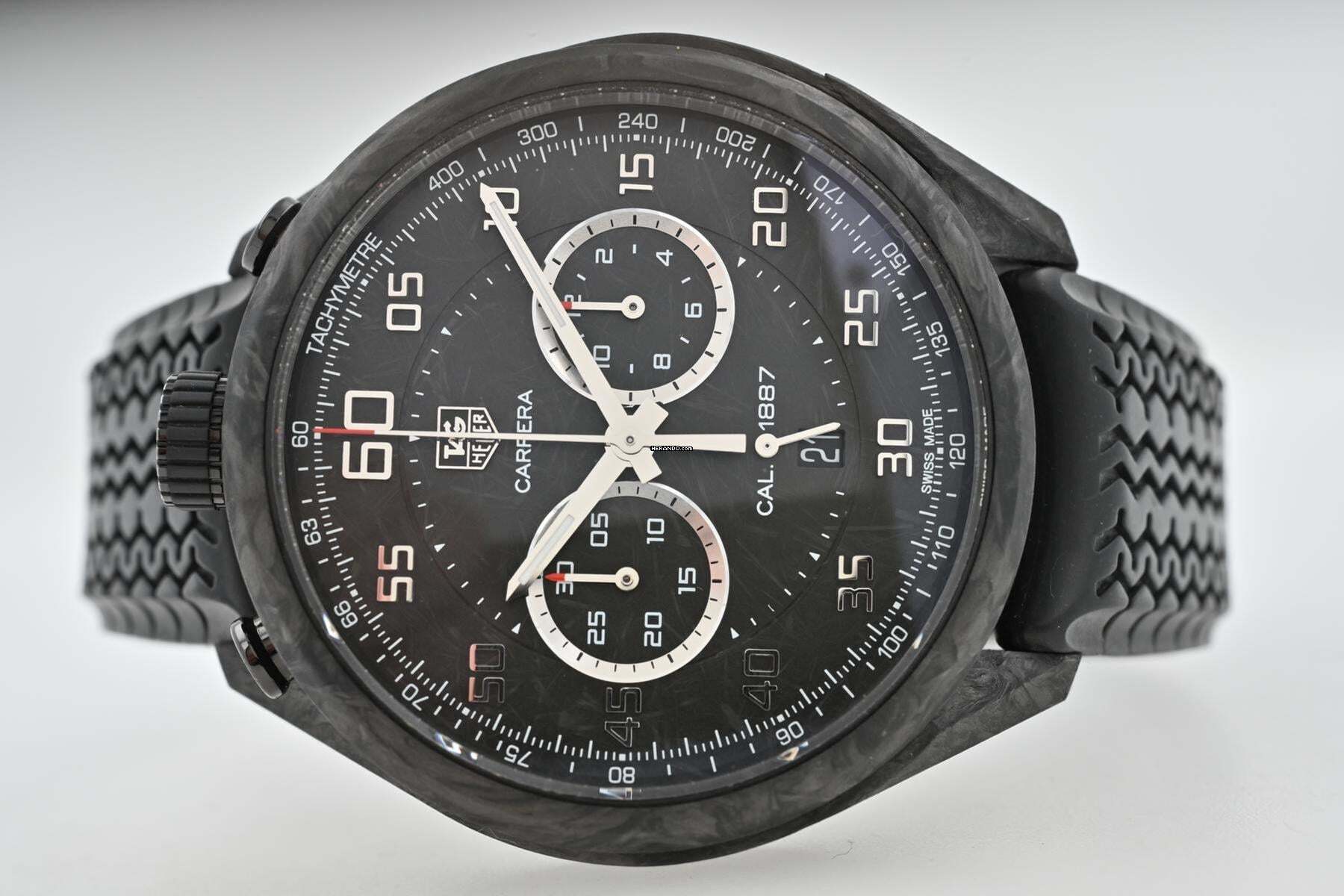 TAG Heuer Carrera Calibre 1887 Chronograph Bullhead Carbon CAR2C90.FC6341