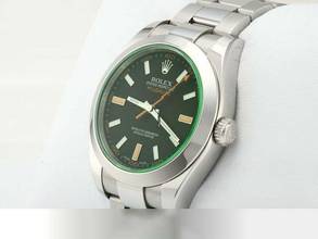 Thumbnail von Rolex Milgauss 116400gv 2013 Edelstahl Automatik Stahl Grün Green