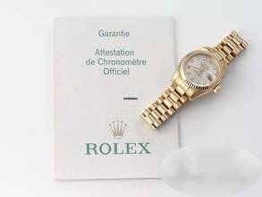 Thumbnail von Rolex Lady-Datejust 179178 2004 Gelbgold 750 Diamanten Automatik Gold