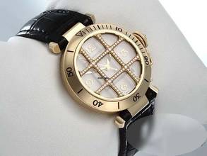 Thumbnail von Cartier Pasha 35mm Gelbgold 750 Diamanten Automatik Medium W3012351 Damen Gold