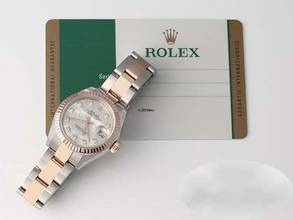 Thumbnail von Rolex Lady-Datejust 28mm 279171 Edelstahl Rosegold 750 Diamanten Automatik Gold