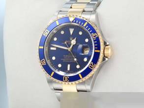 Thumbnail von Rolex Submariner Date 16613 T Stahl Gelbgold 750 Rehaut 2008 Automatik Gold