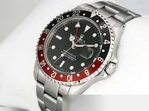 Thumbnail von Rolex GMT-Master II Stahl 16710 2000 Coke Automatik Edelstahl Herrenuhr Stainless Steel Oyster-band Chronometer Black Dial