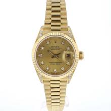 Thumbnail von Rolex Lady-Datejust 26 Yellow Gold Champagne Diamond Dial
